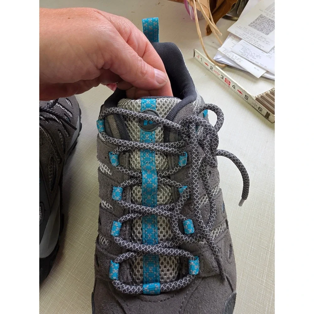 Merrell Moab Hiking Shoes - Grey and Blue